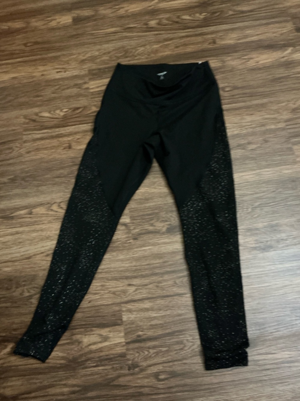 Old Navy Black Sparkle Leggings